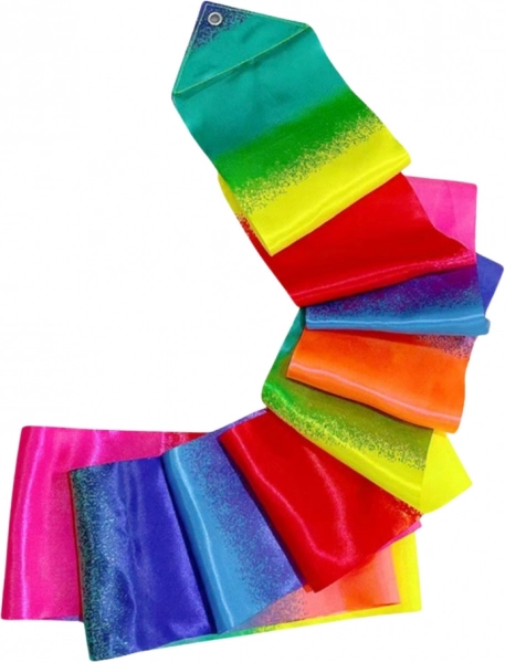 Ruban de gymnastique coloré pour danse et exercice 205 x 5 cm