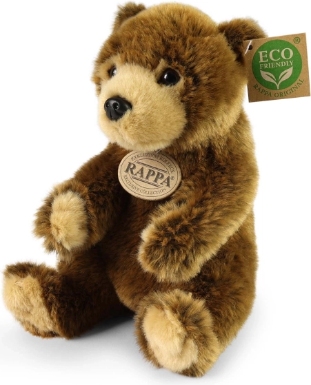 Plush Brown Bear 19 cm eco-friendly RAPPA