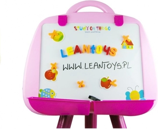 Tableau sur pied rose portable