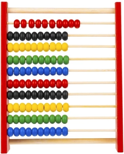 10 rows, 100 beads – a clear structure for learning