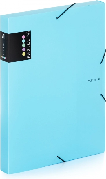 Archival Box PASTELINI Blue A4 with Elastic Band