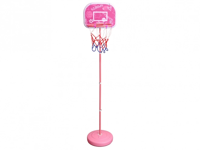 Ensemble de basket-ball rose pour enfants 170 cm