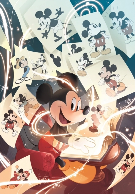 Puzzle 1000 pièces Compact Mickey Mouse Célébration