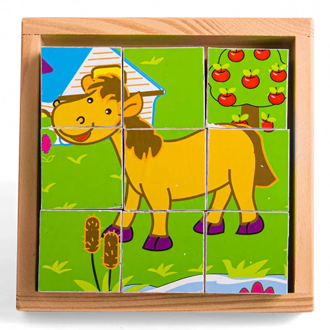 Puzzelblokken Dieren