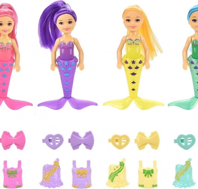 Zeemeermin Pop met Accessoires