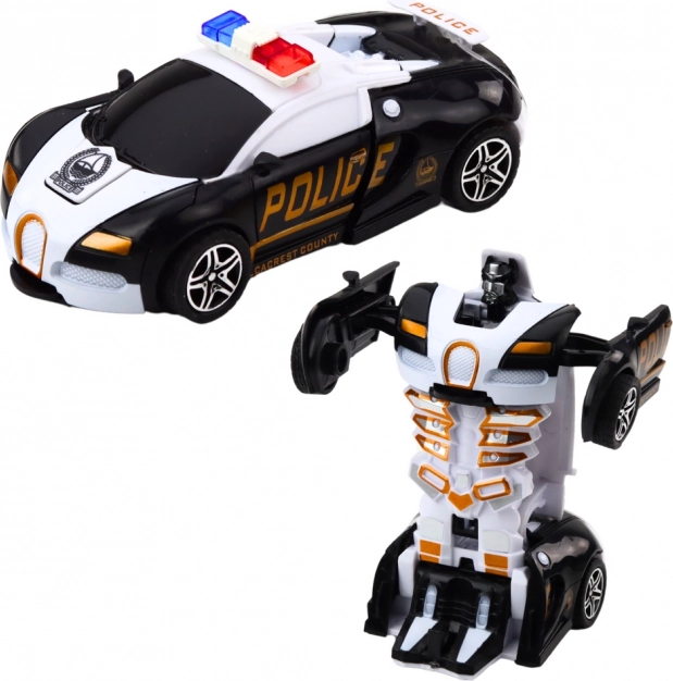 Auto Robot 2v1 Sportief Politie Auto