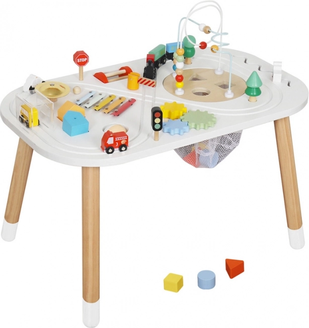 Table d’activités multifonction en bois pour enfants