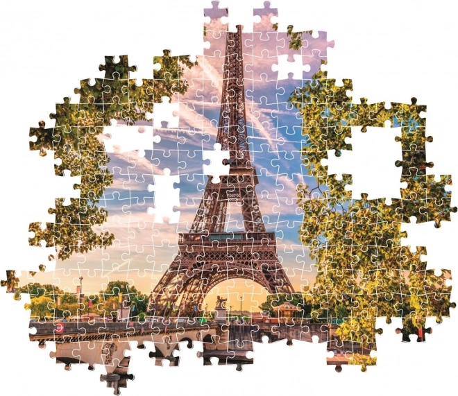 Puzzel 500 stukjes Langs de rivier de Seine