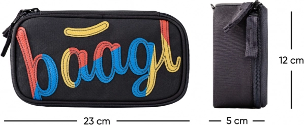 Set 3 St. Baagl: Rucksack, Federmäppchen und Beutel Logo Mix