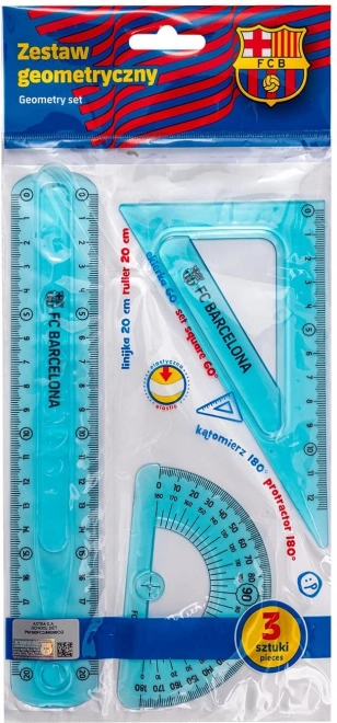 ASTRA Set of Rulers FC Barcelona 3pcs