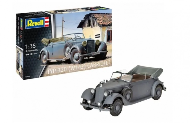 Modèle en plastique Mercedes-Benz Type 320 W142 Cabriolet 1/35