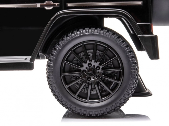 Loopauto Mercedes G-Klasse zwart met claxon en motorgeluid