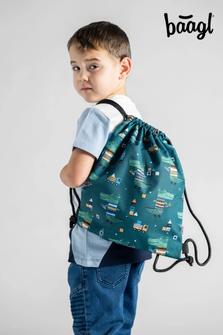 preschool bag Baagl Crocodile