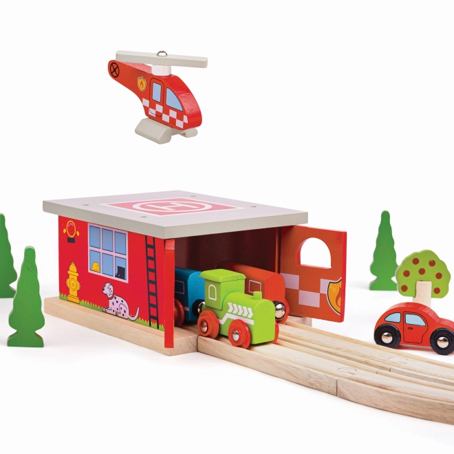 Bigjigs Rail Brandweerkazerne