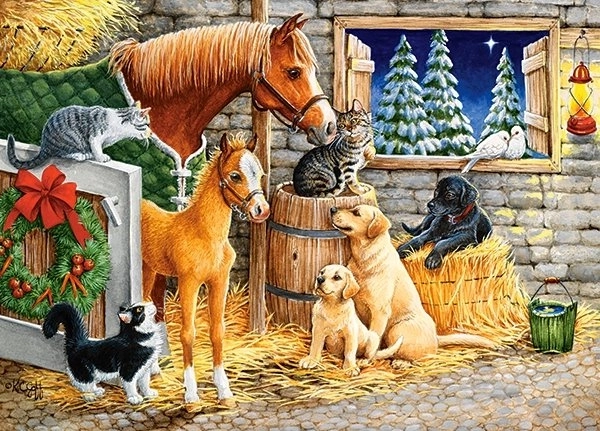 Puzzel 120 stukjes Gathering Friends