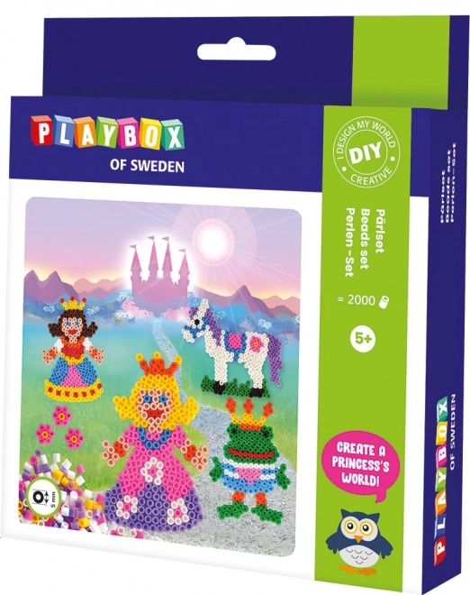 PLAYBOX Strijkkralen Set Prinsessen 2000st