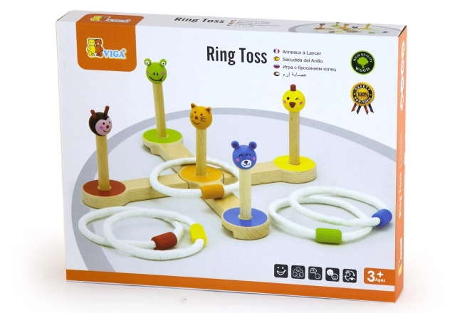 VIGA Holzwurfspiel für Tiere