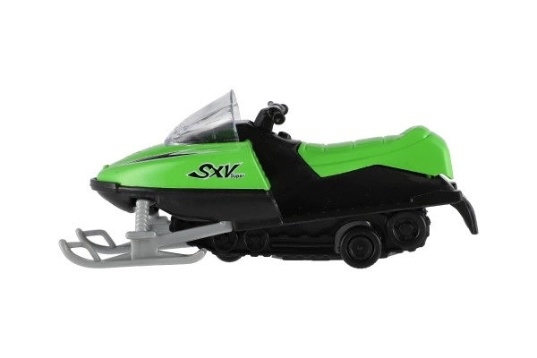 Toy snow scooter metal/plastic 13 cm, wind-up, 6 colors