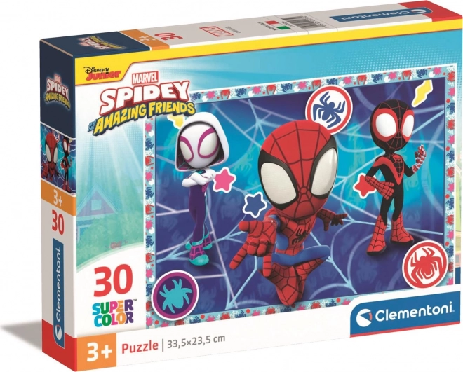 CLEMENTONI Puzzel Spidey en zijn geweldige vrienden 30 stukjes