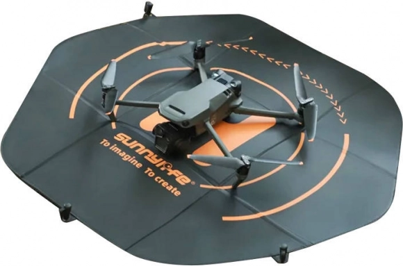 Tapis d’atterrissage double face pour drones Sunnylife 80 cm hexagonal