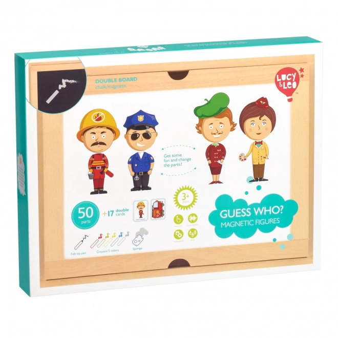 Lucy & Leo Raad je mijn beroep? Magnetisch spel in een koffer