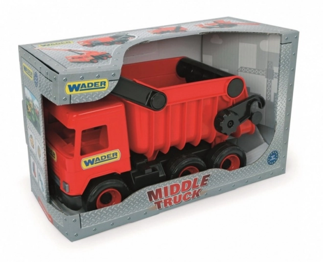 Red Truck Dumper Wader Middle Truck