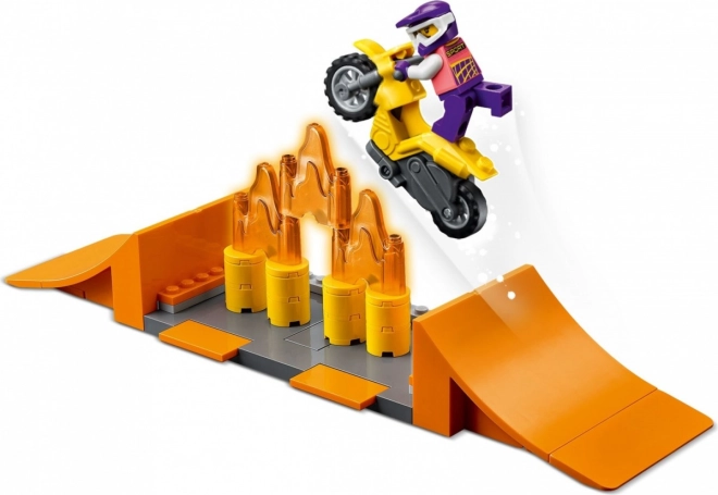 Moto avec volant d