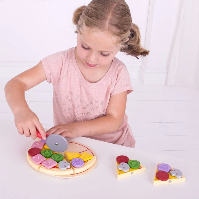 Bigjigs Toys Houten Snijpizza