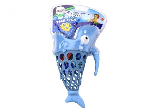 Vismand Shark Fish Handle Blauw