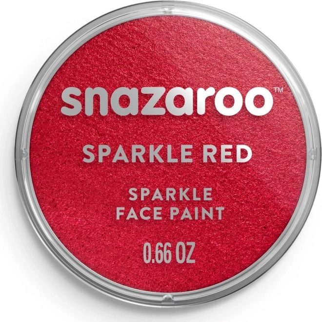 SNAZAROO Glitzernde Rote Gesichtsfarbe 18ml