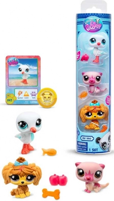 Hasbro Littlest Pet Shop LPS Huisdier Trio II