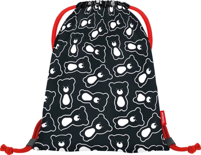 BAAGL drawstring backpack TERIBEAR black
