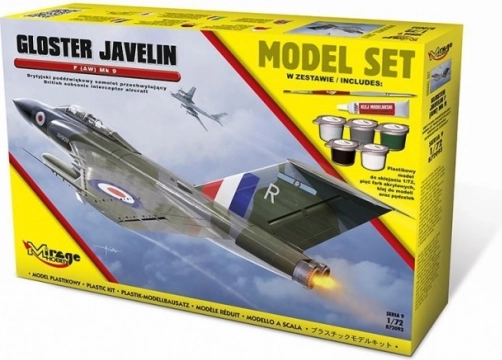 Plastic model kit of the Gloster Javelin F(AW) Mk.9 1:72