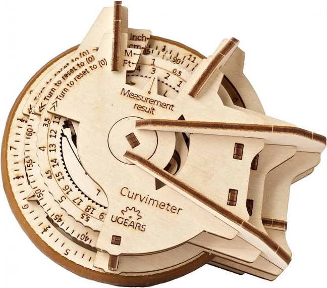 UGEARS wooden mechanical curvimeter STEM – 3D puzzle (opisometer)