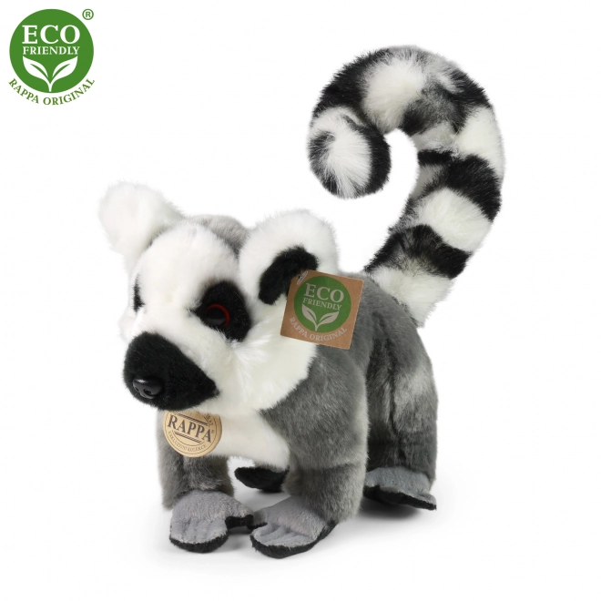 Pluche lemur staand 28 cm ECO-VRIENDELIJK