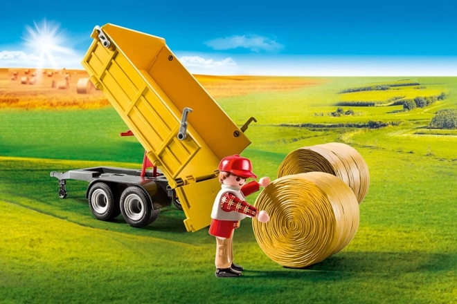 Figurenset Country: Traktor mit Anhänger