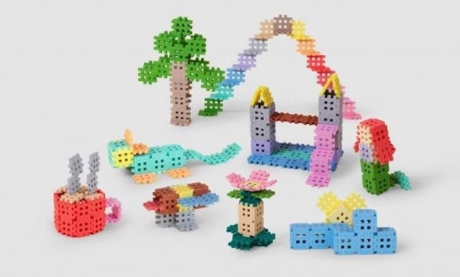 Constructieblokjes Waffle mini pastel 500 stuks