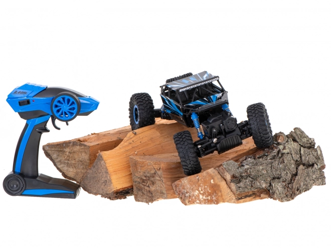 Remote Control Rock Crawler Car – Blue