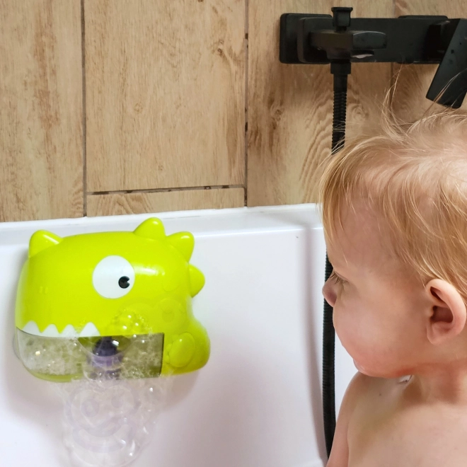 Bad speelgoed dinosaurus met bubbels groen