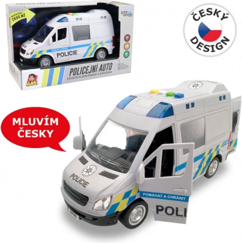 MaDe fourgon de police à friction avec voix de l’équipage, 21 cm