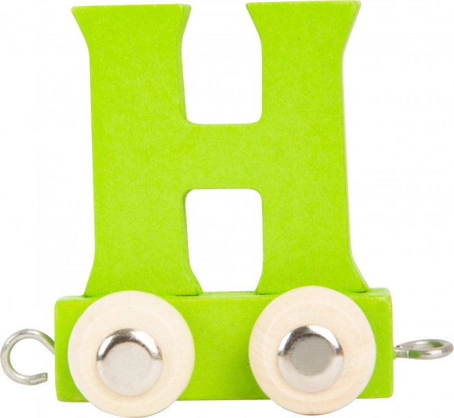 Wooden Train – Color Alphabet Letter H small foot