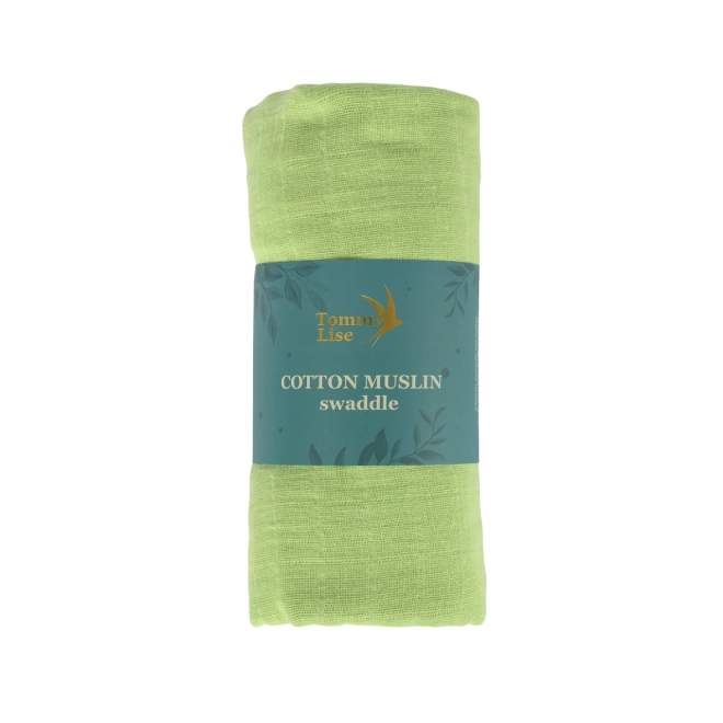Tommy Lise katoenen mousseline luier Opaline Green