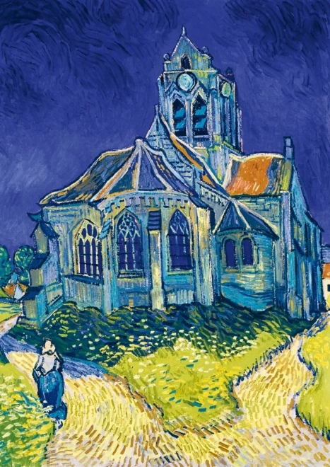 Puzzle Church in Auvers-sur-Oise by BLUEBIRD 1000 pieces