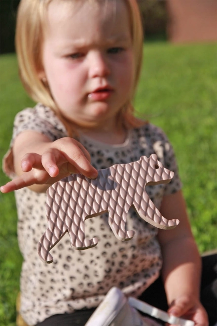 Waterstickers - Foam diertjes voor in bad - Bos