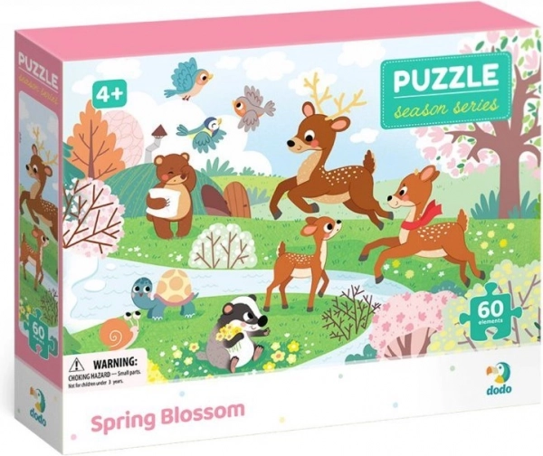 DODO puzzel seizoenen – lente in bloei, 60 stukjes