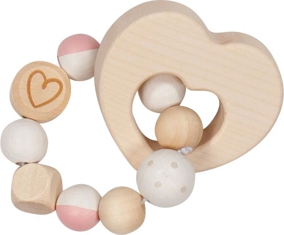 Anneau moteur tactile Goki en forme de cœur pour enfants