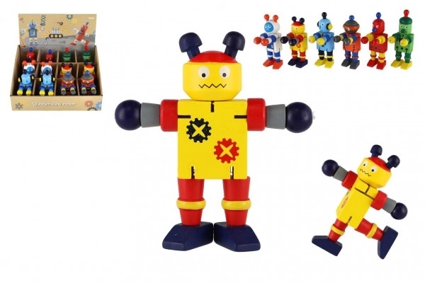 Robot hout 12cm vanaf 18 maanden - 1 stuk