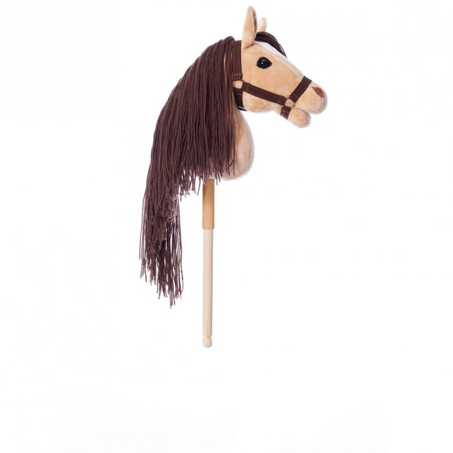HOPPIHORSE stokpaard hobby horse formaat A3 beige