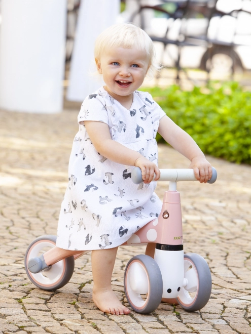 ECOTOYS Loopfiets Flamingo Roze