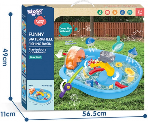 Jouet aquatique Woopie avec roue et pêche de poissons 2v1